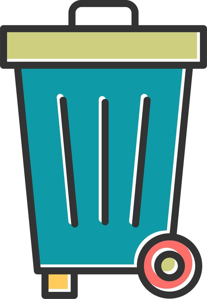 Trash Can Vector Icon
