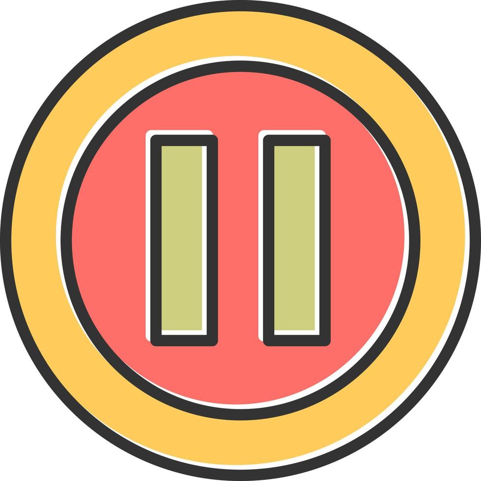 Pause Vector Icon