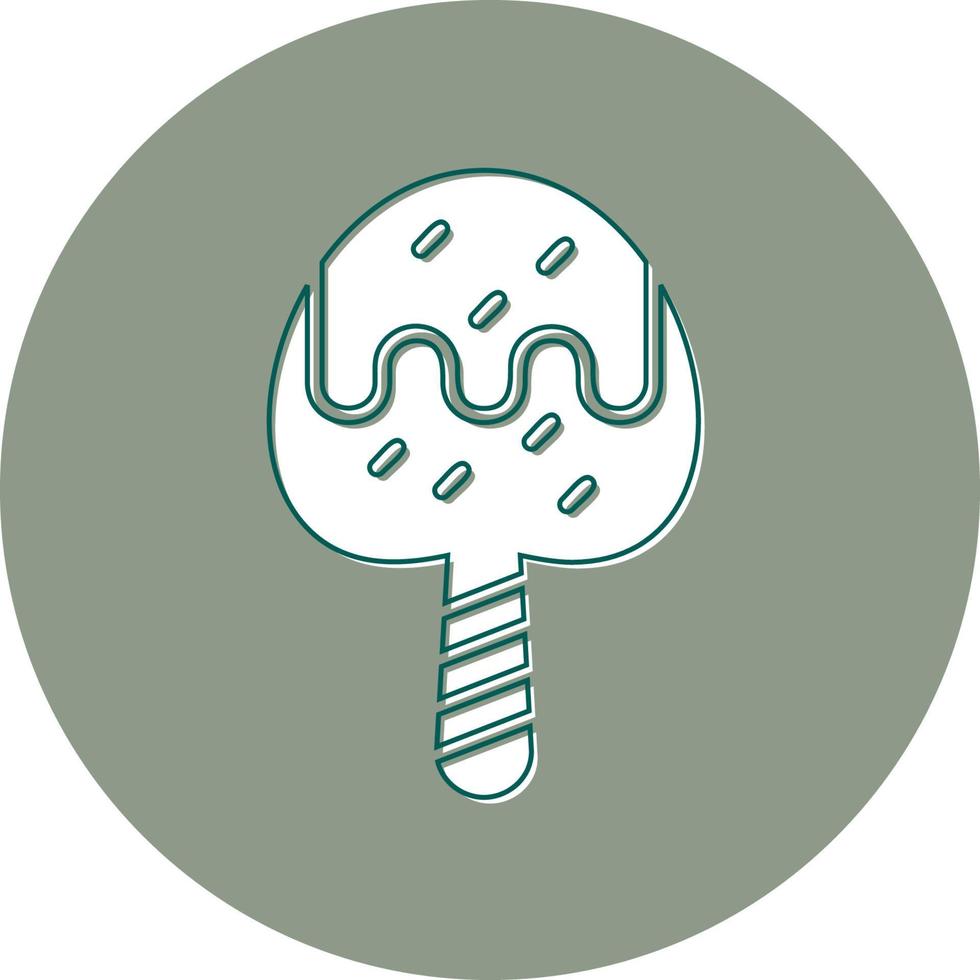 Toffee Apple Vector Icon