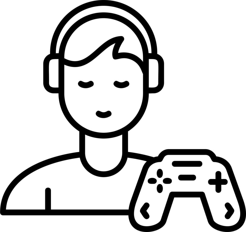 Gamer Vector Icon