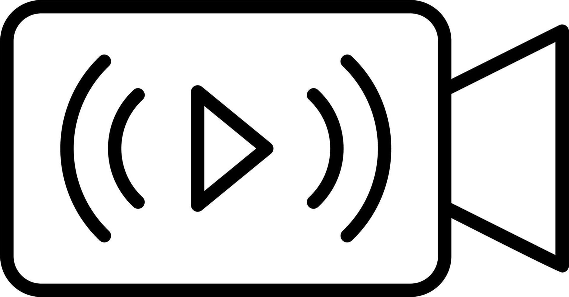 Live Stream Vector Icon