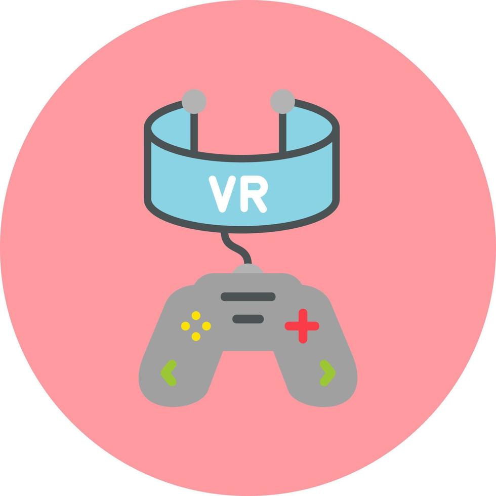 vr juego vector icono