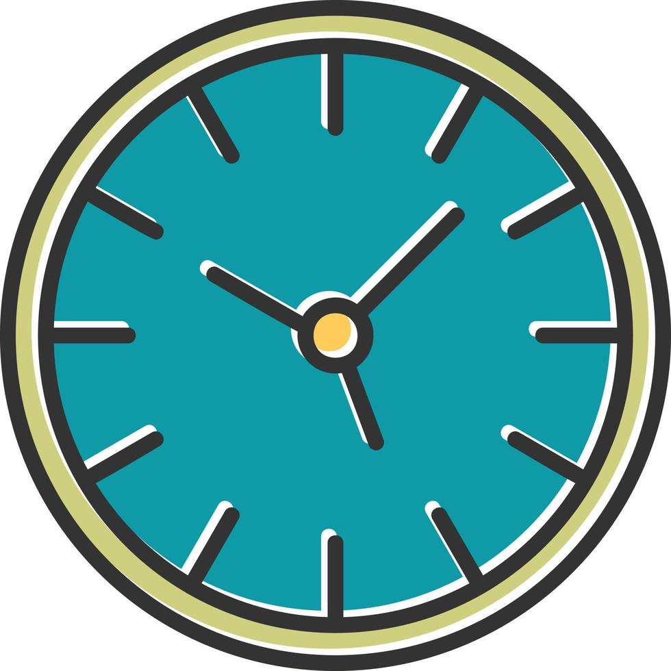 icono de vector de reloj