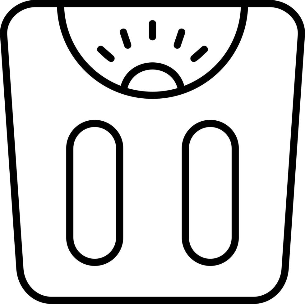 Weight Scale Vector Icon