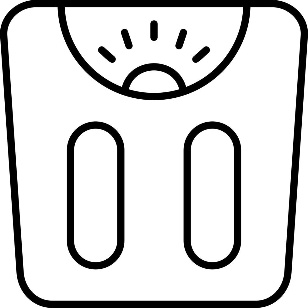 Weight Scale Vector Icon