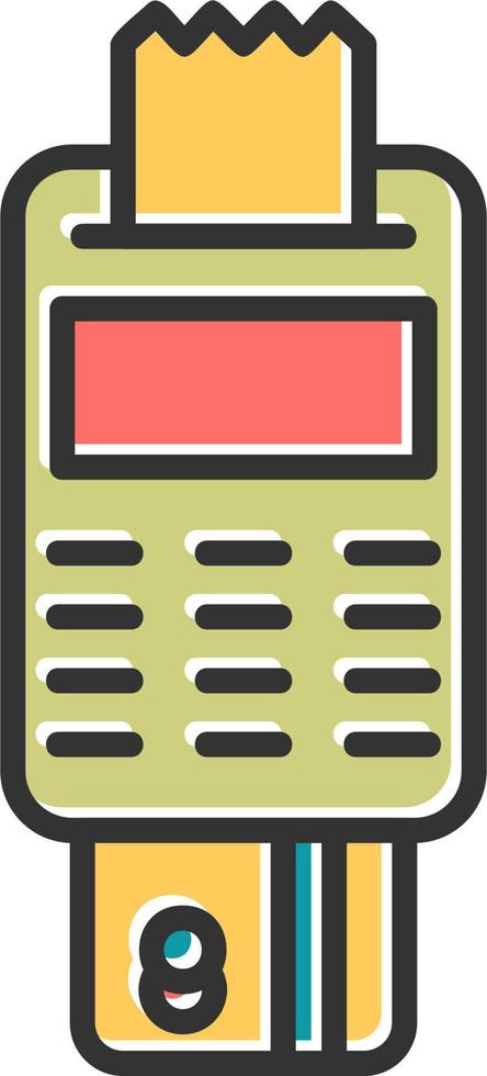 Pos Terminal Vector Icon