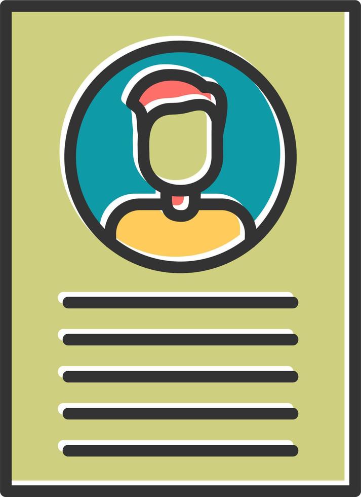 CV Vector Icon