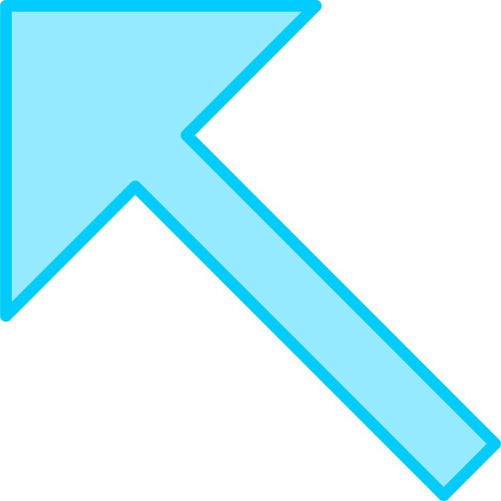 Upper Left Arrow Vector Icon