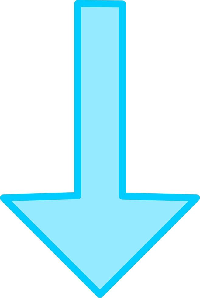 Down Arrow Vector Icon