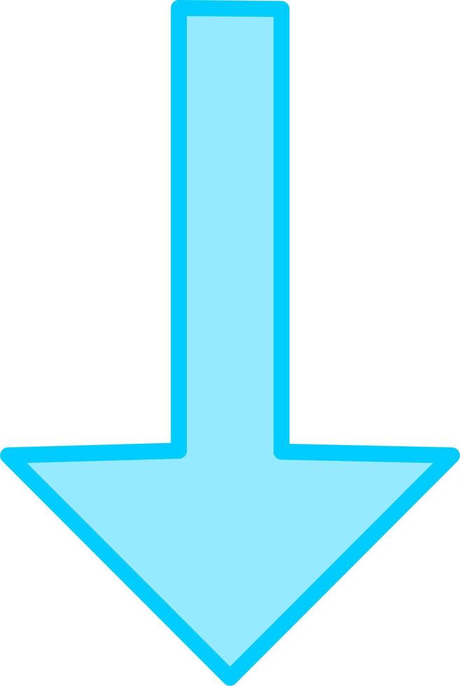 Down Arrow Vector Icon