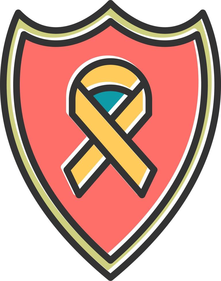 Emblem of Cancer Vector Icon