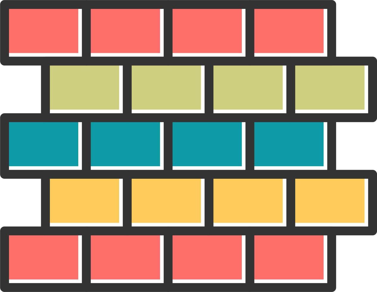 Brick Wall Vector Icon
