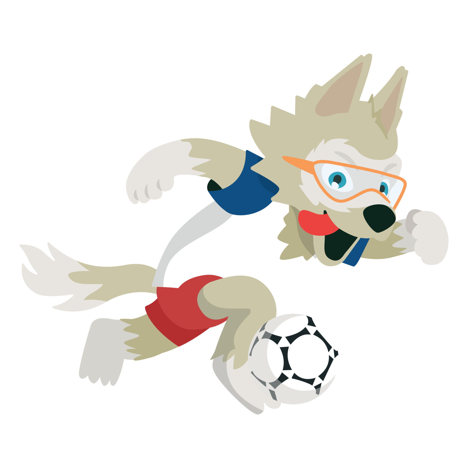 Zabivaka Russia 2018 Fifa Mascot 20317156 Vector Art At Vecteezy