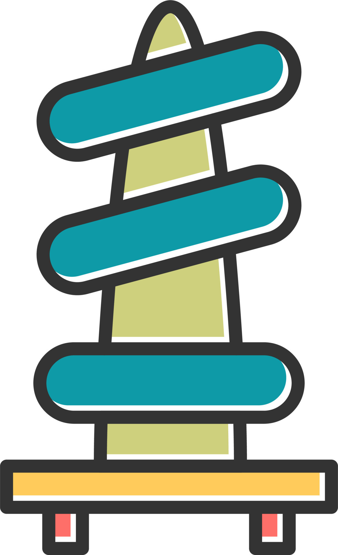 Ring Toss Vector Icon 20317196 Vector Art at Vecteezy