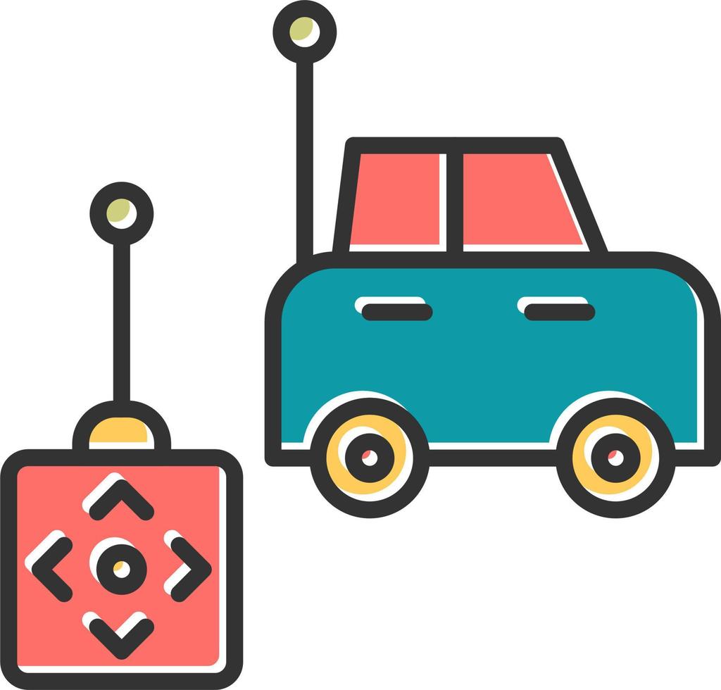 Remote Car Vector Icon