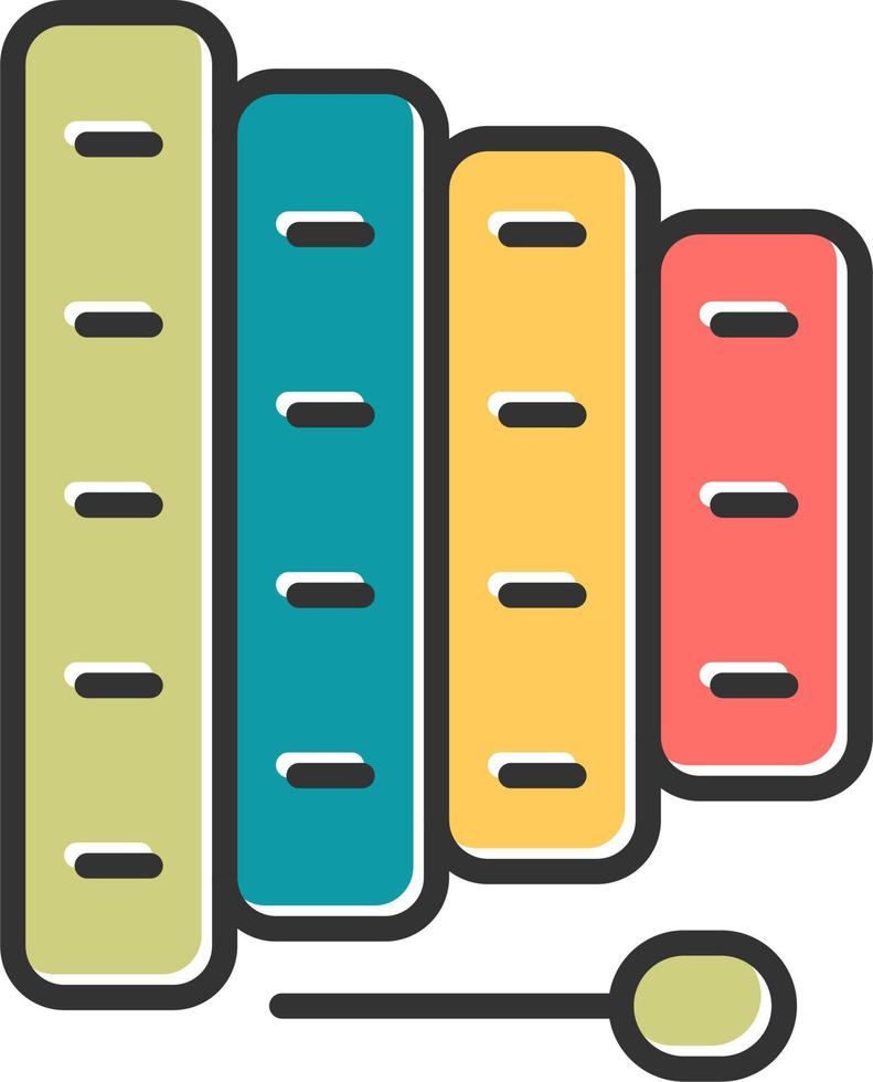 Xylophone Vector Icon