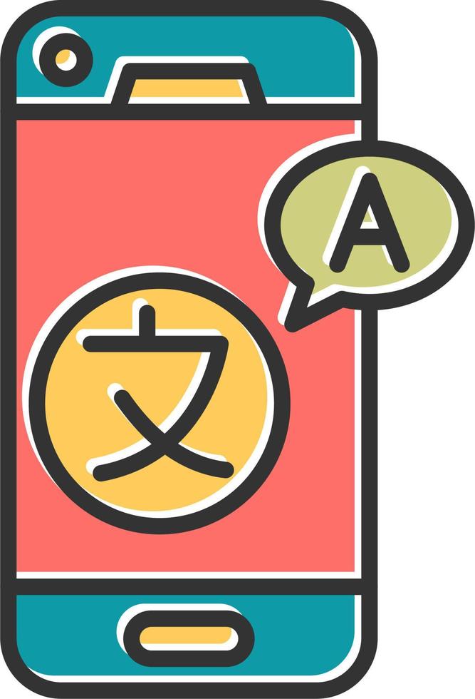 Online Translate Vector Icon