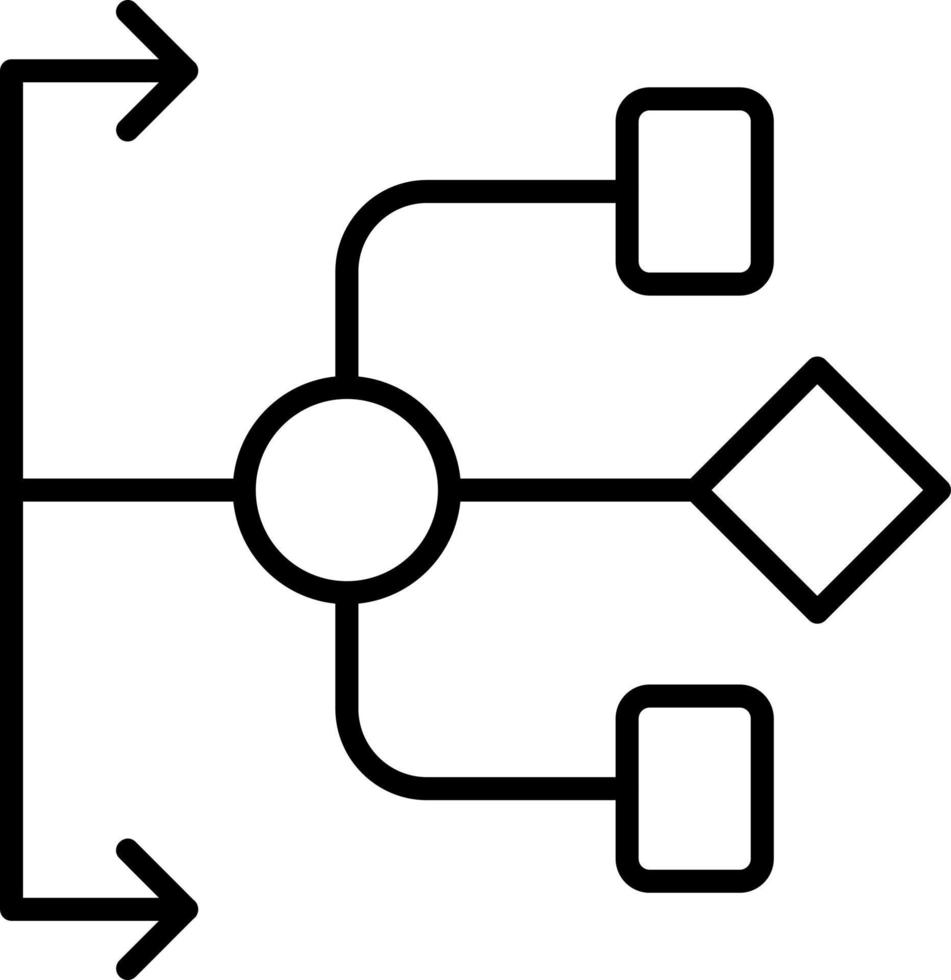 Flowchart Vector Icon