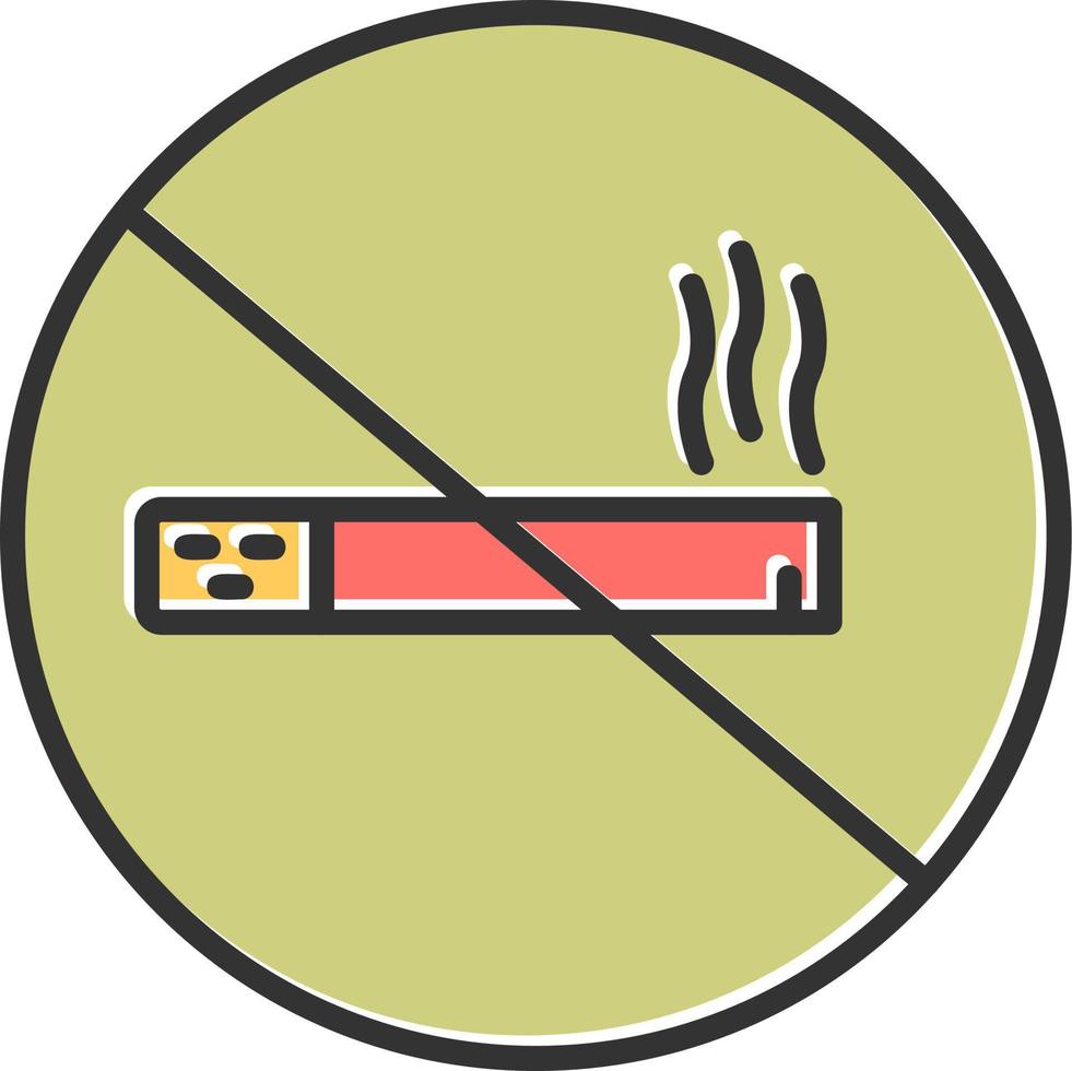 No Smoking Vector Icon