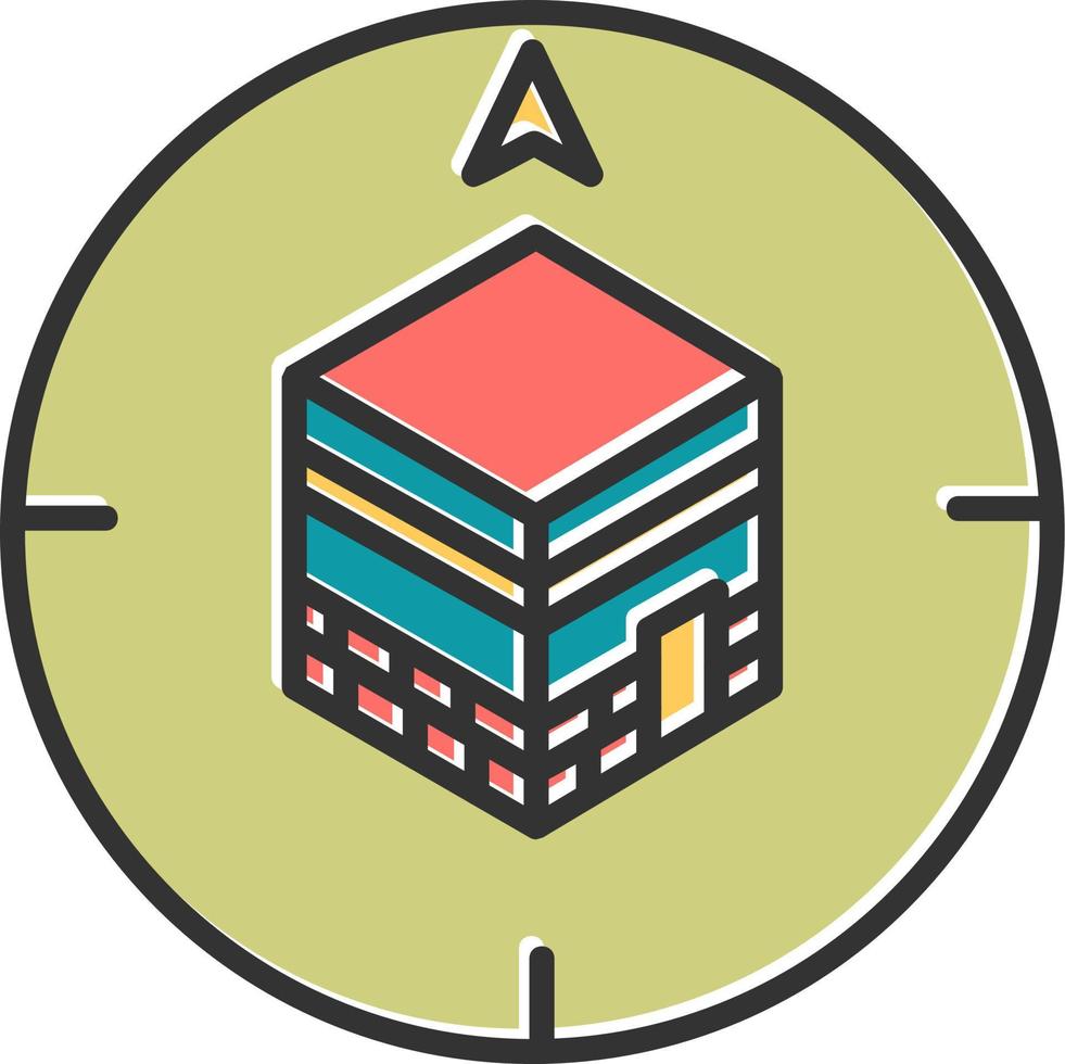 Qibla Finder Vector Icon