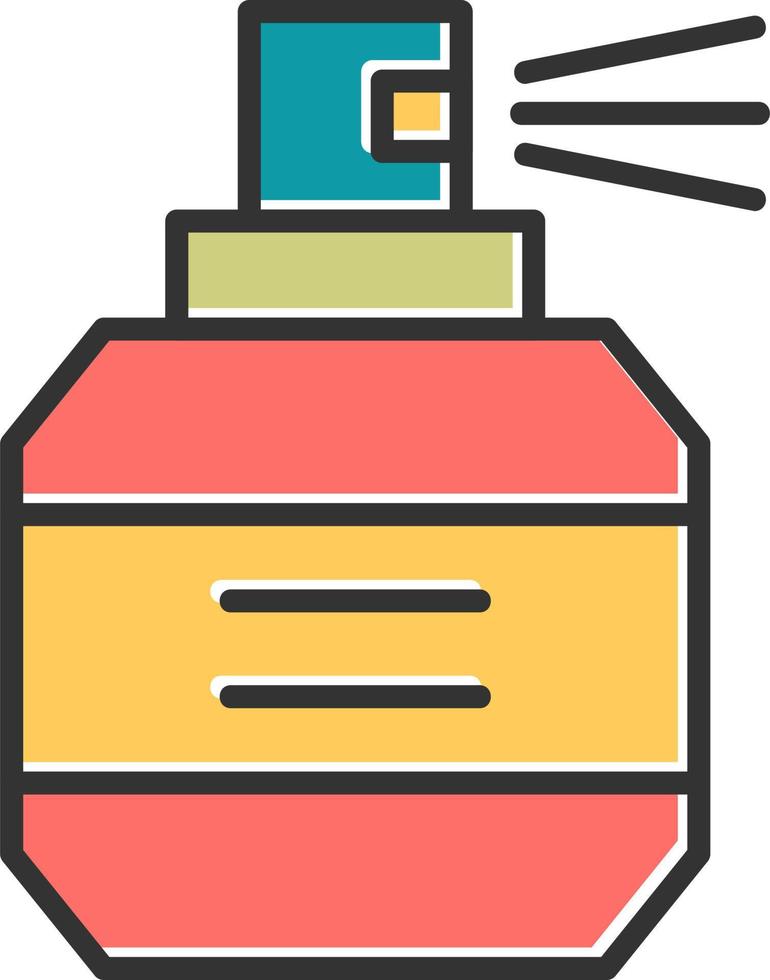 Man Perfume Vector Icon