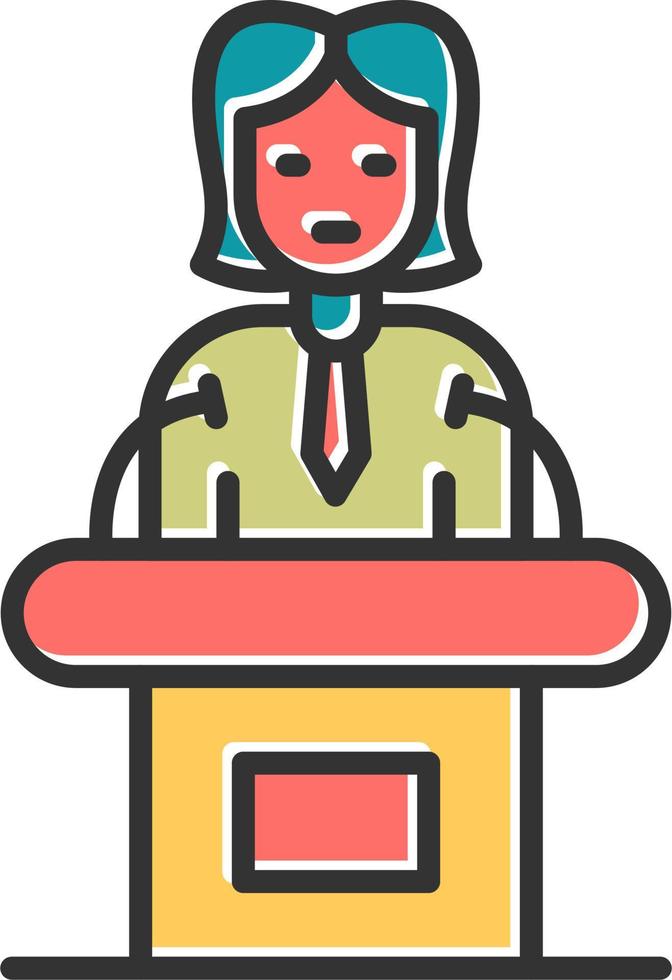 Politician Vector Icon