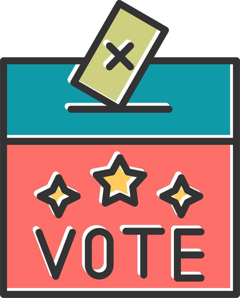 Voting Box Vector Icon