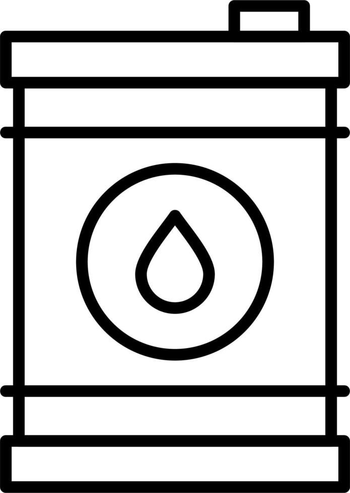 icono de vector de barril de petróleo