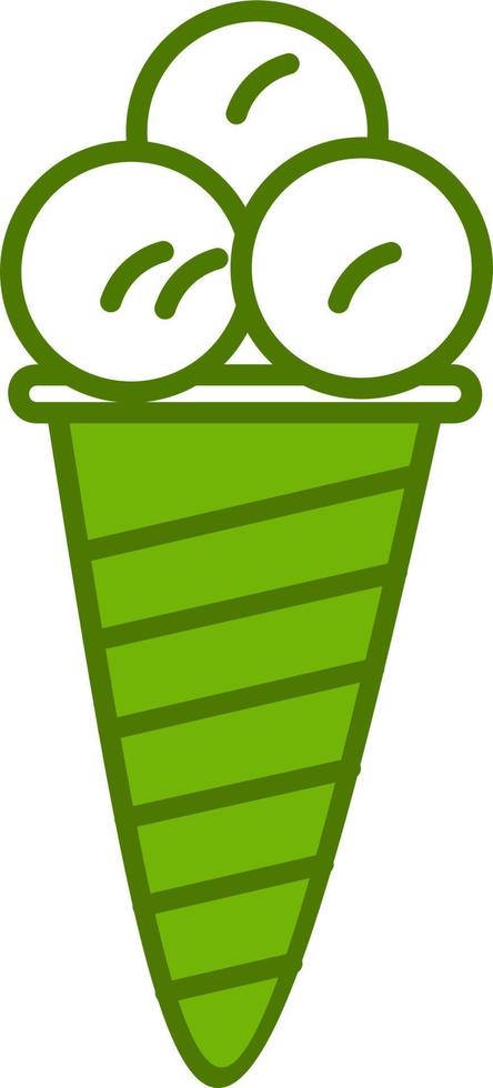 icono de vector de helado