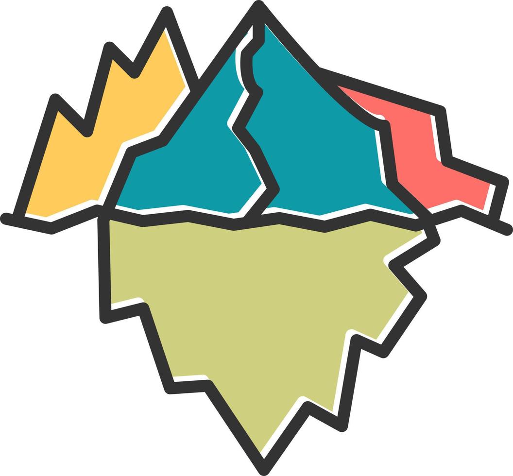 Iceberg Vector Icon