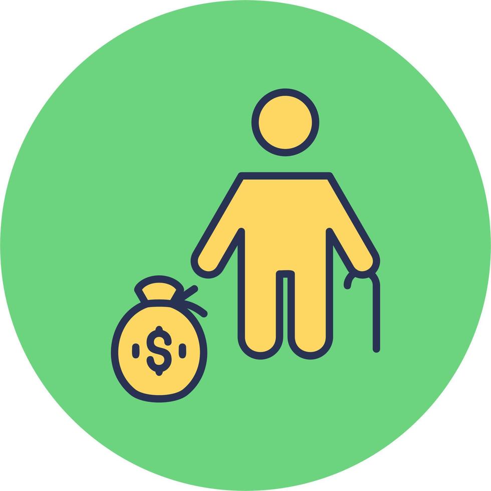 Pension Vector Icon