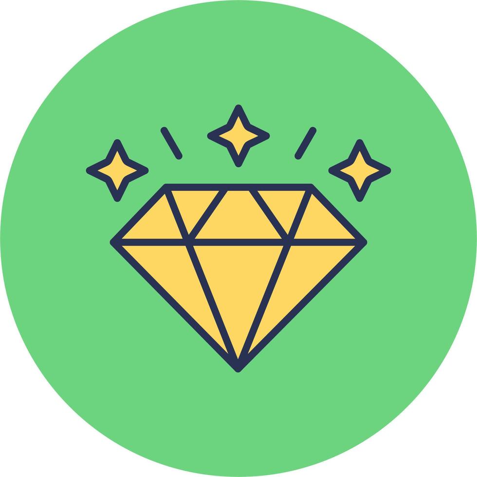 icono de vector de diamante