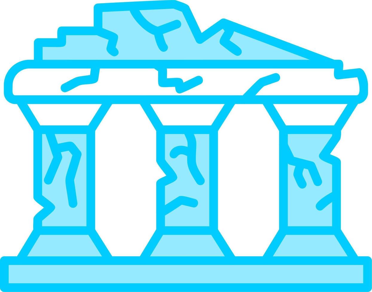 Ruins Vector Icon