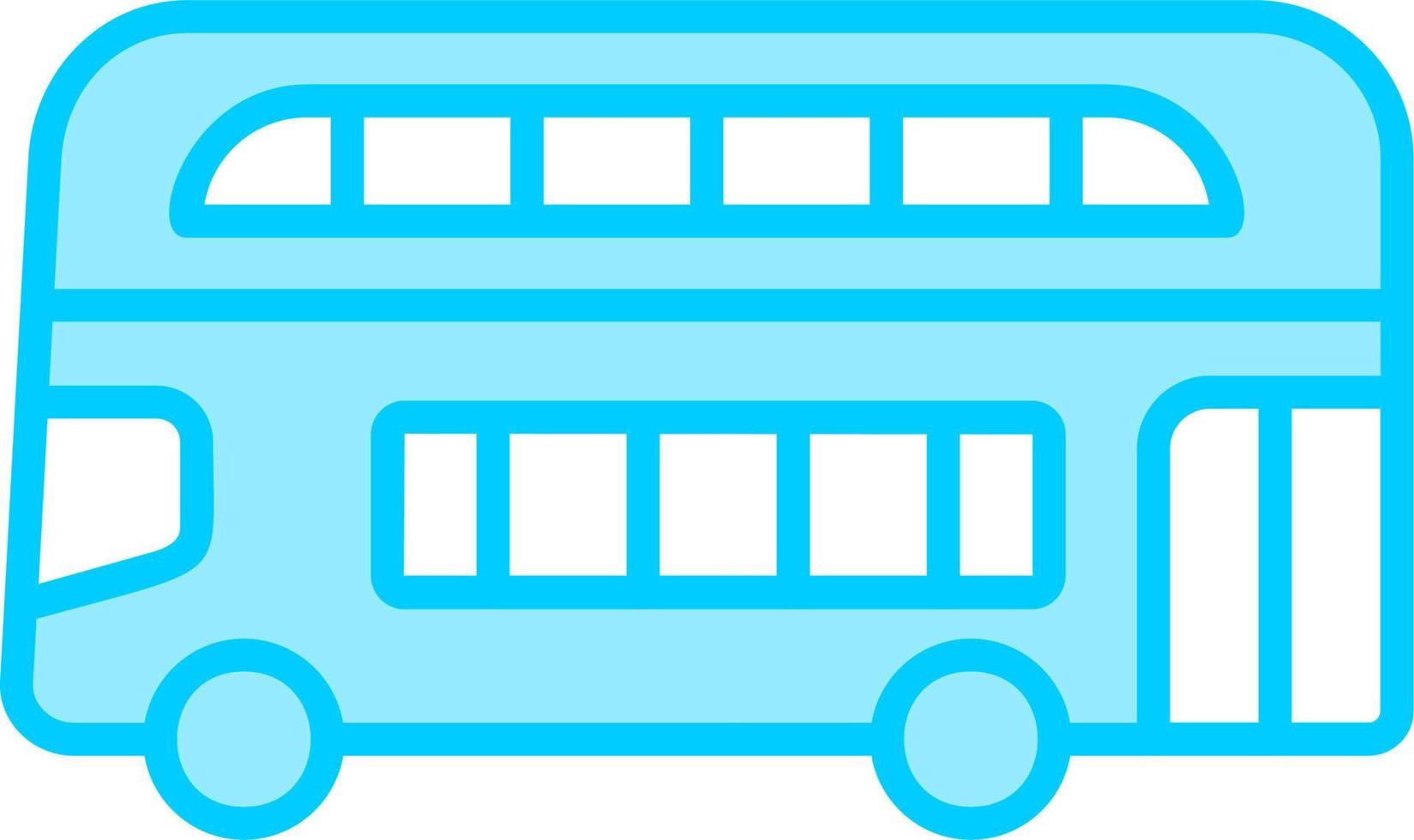 Double Decker Bus Vector Icon