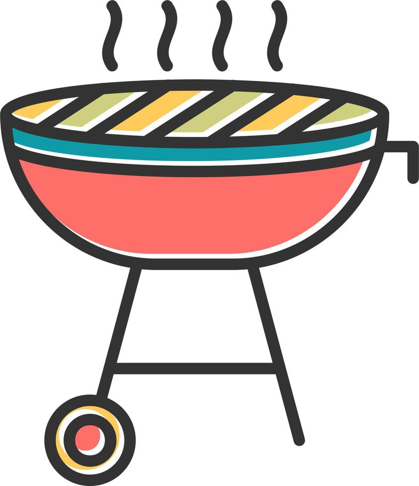 BBQ Grill Vector Icon