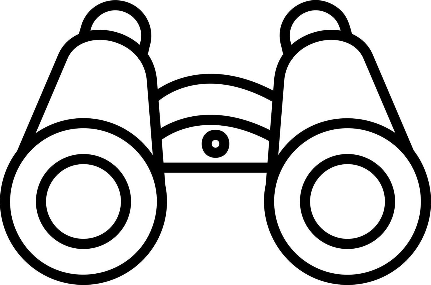 Binocular Vector Icon