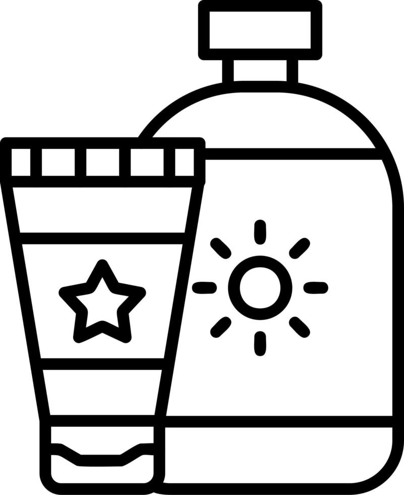 Sunscreen Vector Icon