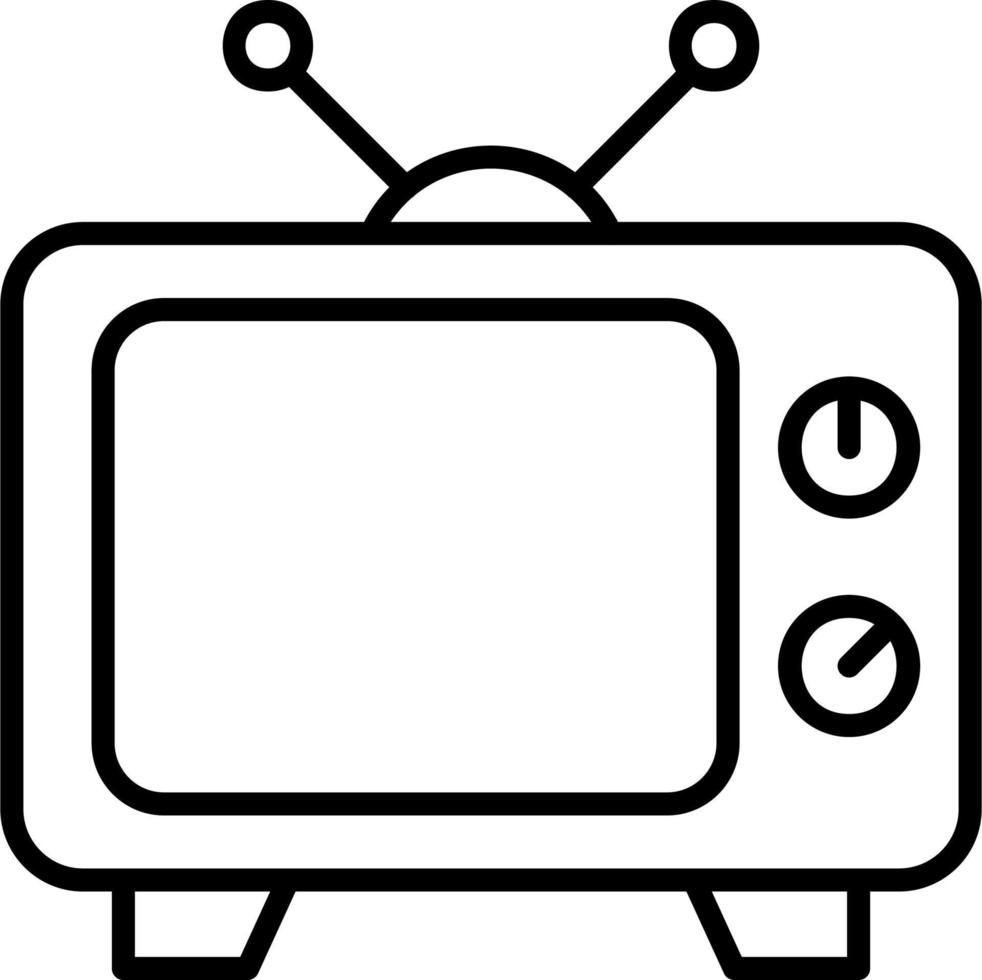 icono de vector de television