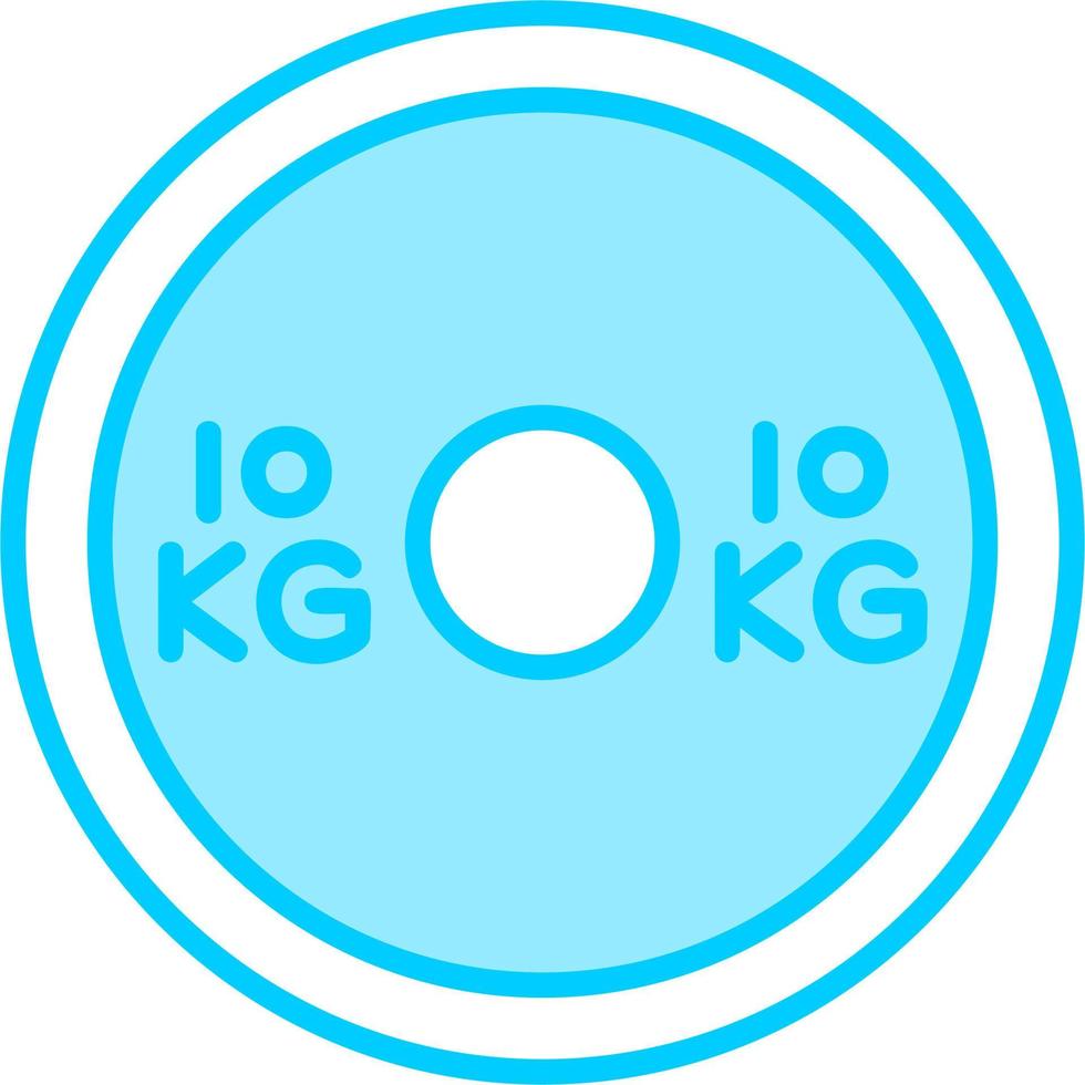 Weight Plates Vector Icon