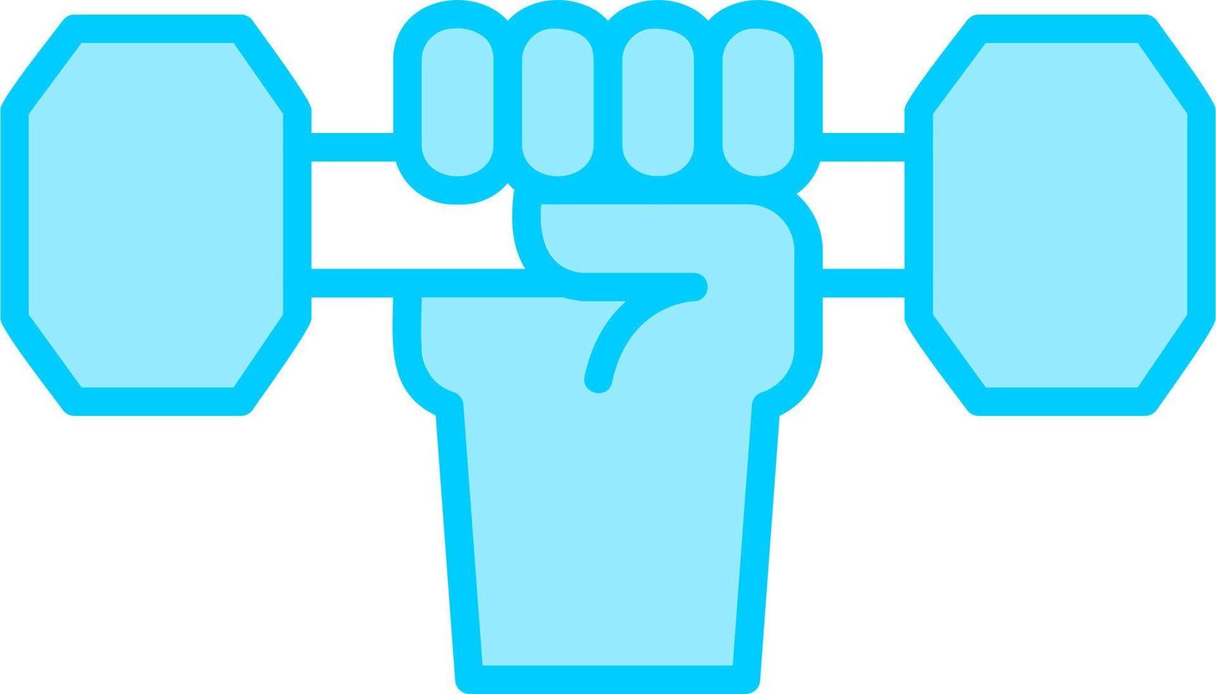 Hand Dumbbell Vector Icon