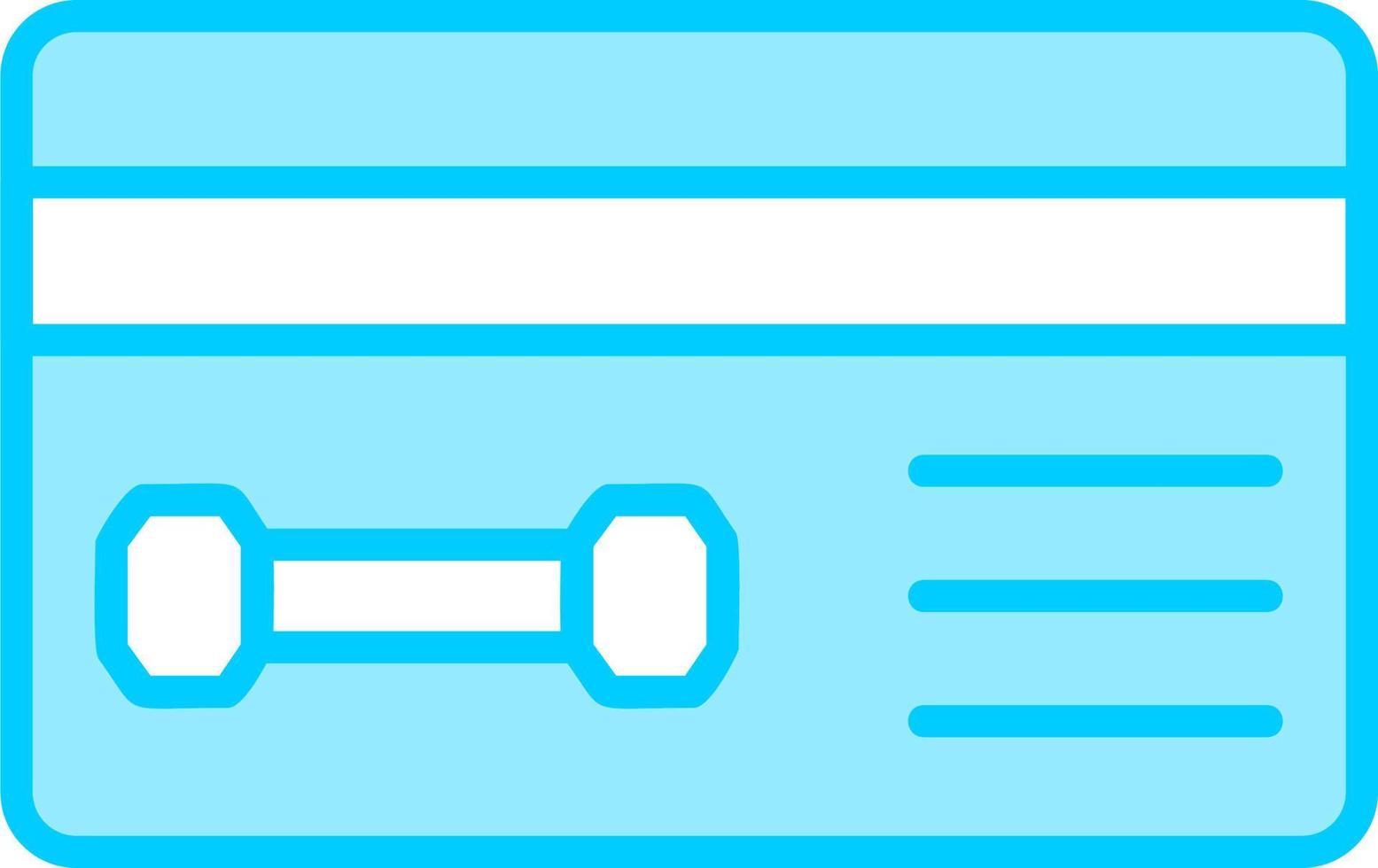 Member Card Vector Icon