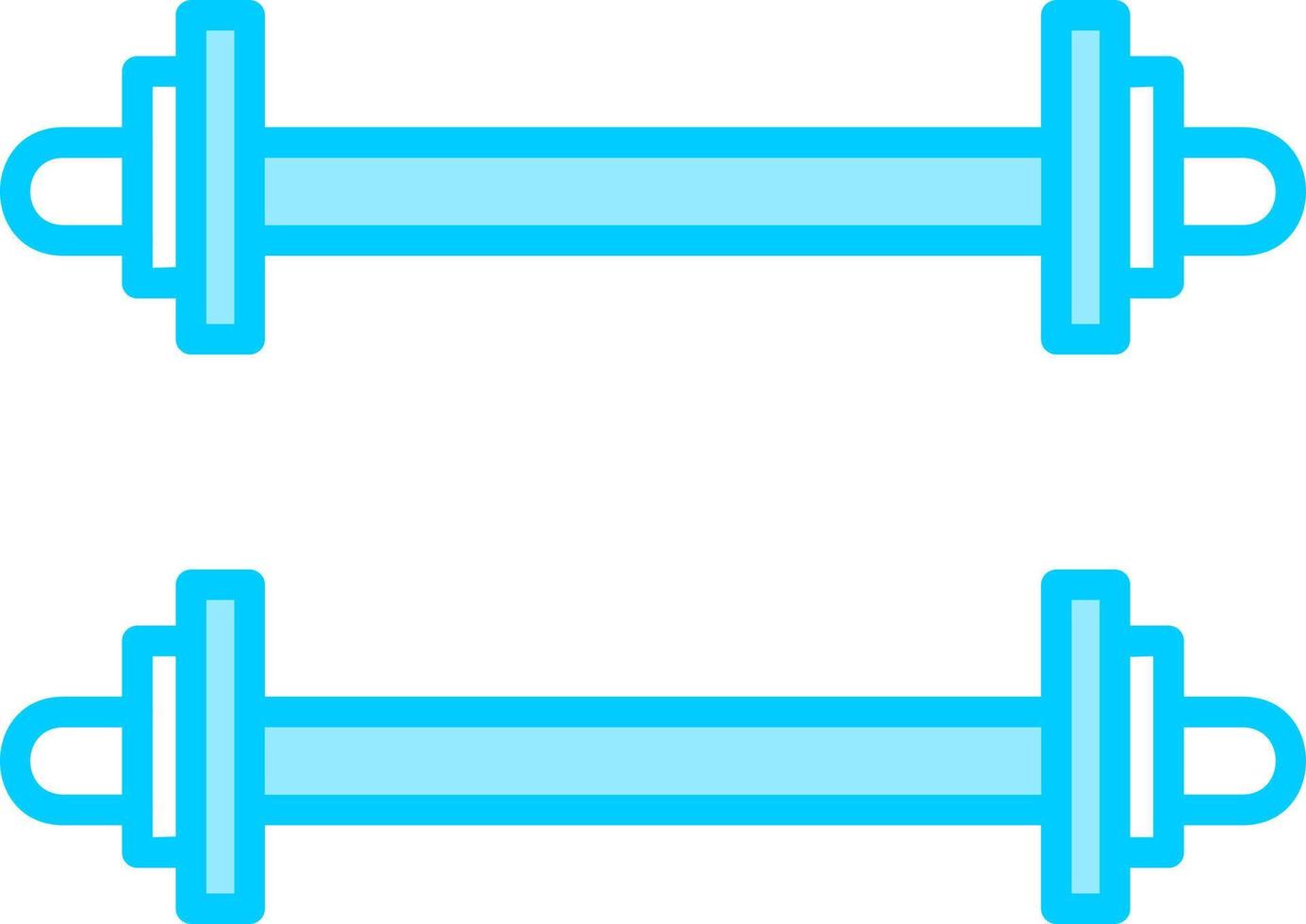 Weighted Bars Vector Icon