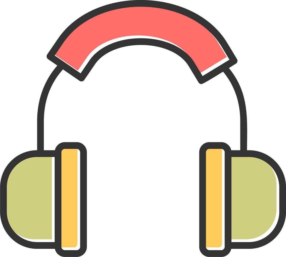 Headphones Vector Icon