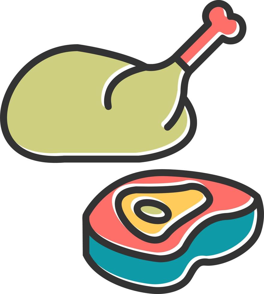 Meat Vector Icon
