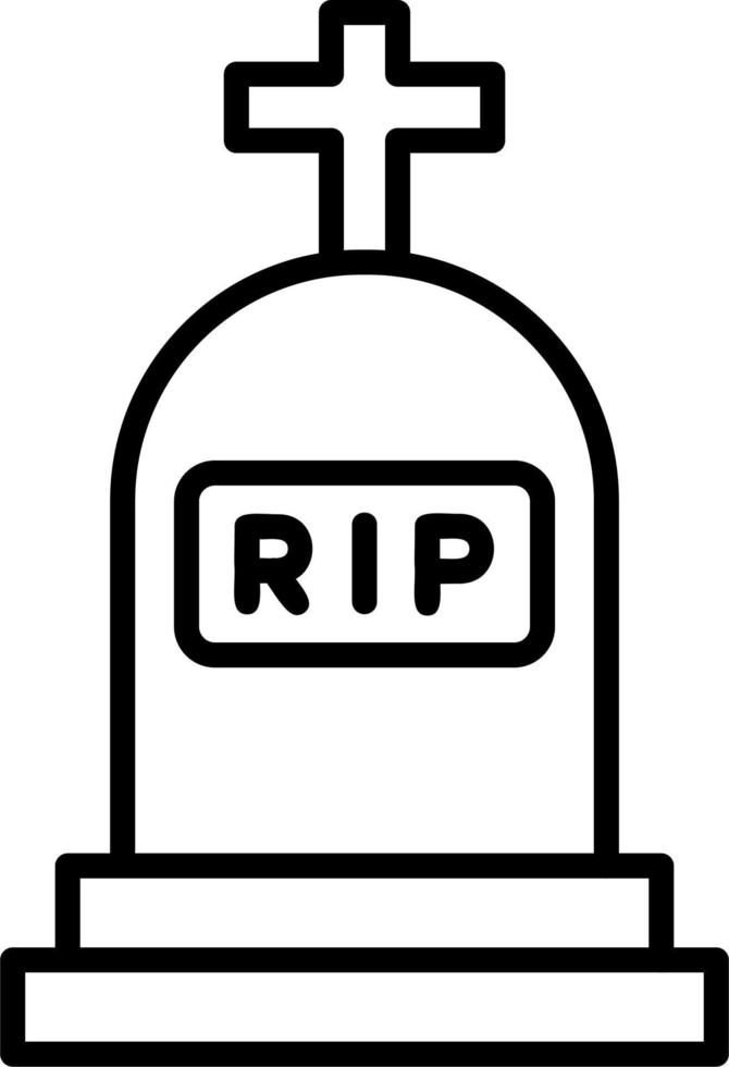 Tomb Vector Icon