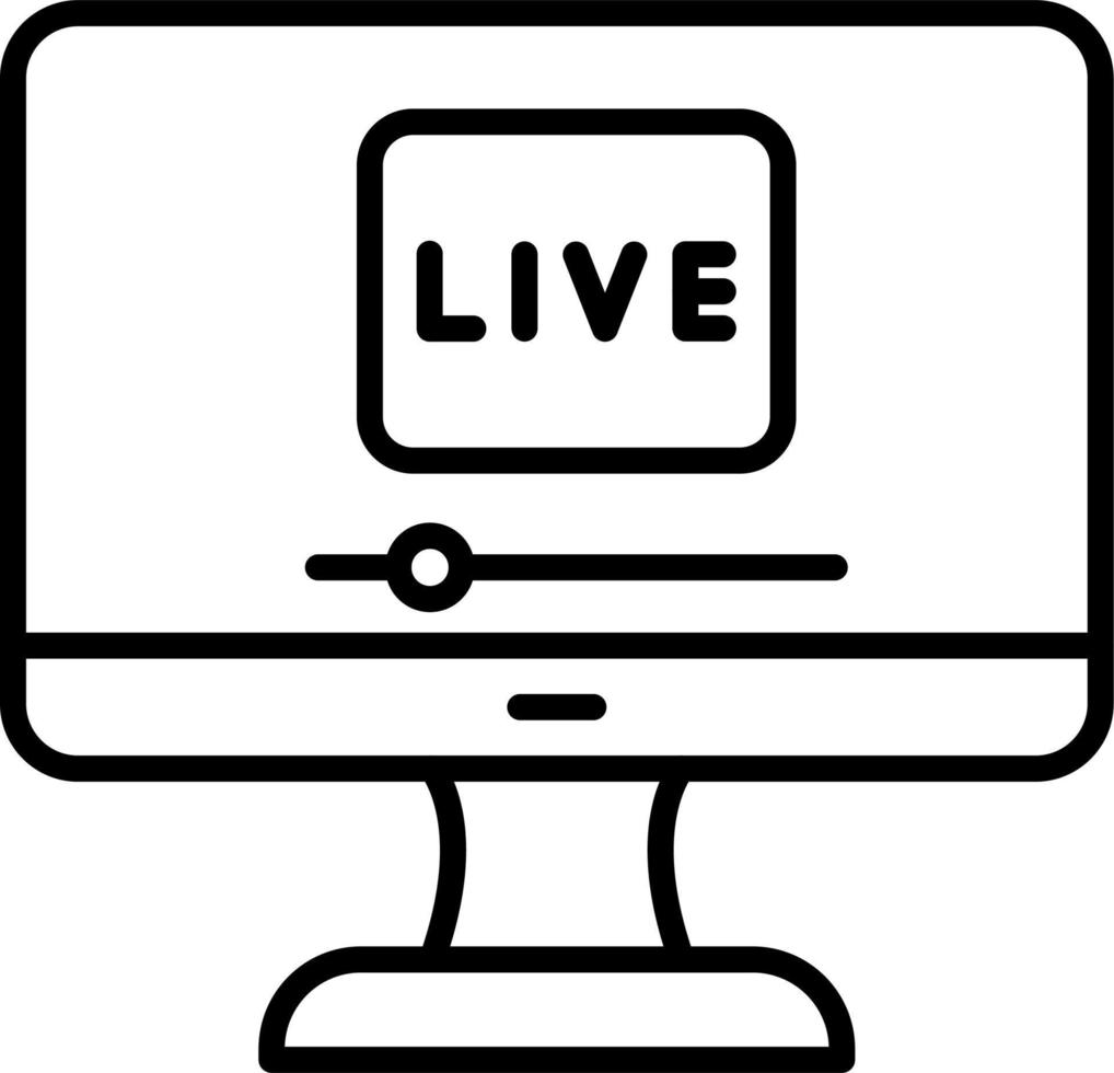 Live Vector Icon