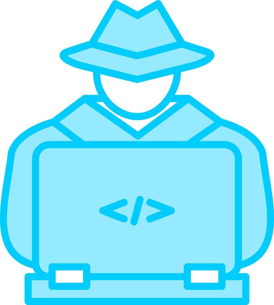 icono de vector de hacker
