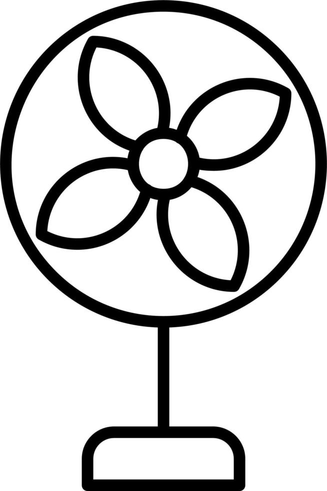 icono de vector de ventilador