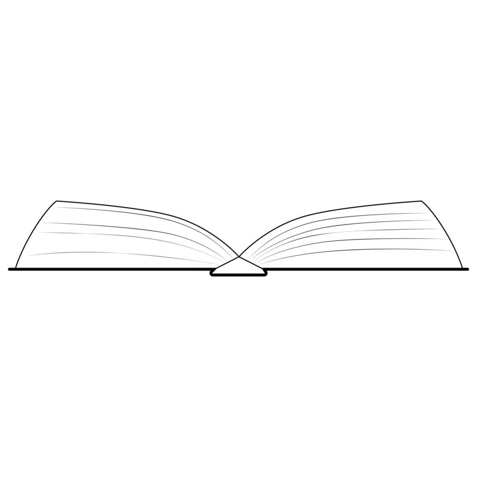 Free open book vector
