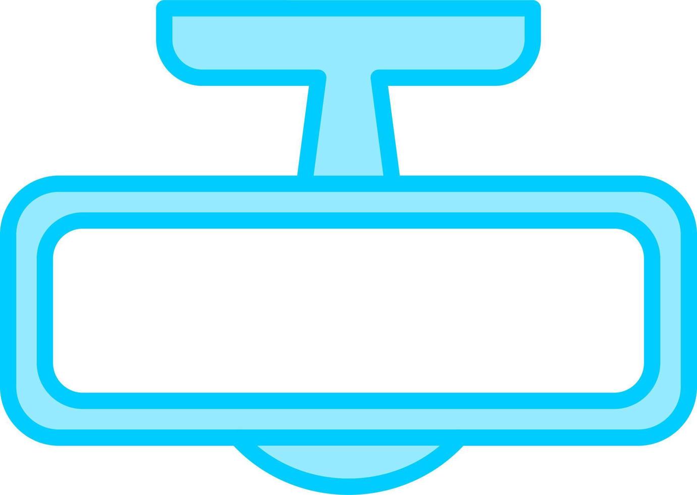 Rear Mirror Vector Icon